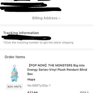 Hope Big Into Energy Monster Plush Keychain